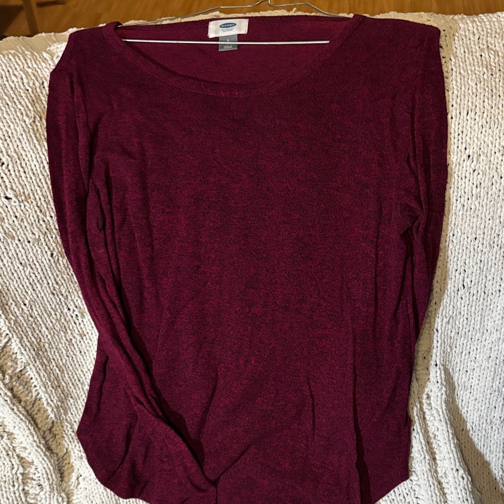 Old Navy Women's Deep Red Blouse